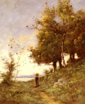 保羅 德西雷 特魯伊貝爾 Femme Sur Un Chemin 保羅 德西雷 特魯伊貝爾 Femme Sur Un Chemin